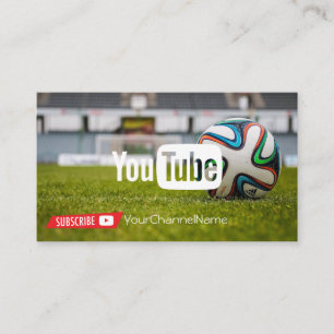 Visita Tarjeta publicitaria de canal