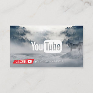Visita Tarjeta publicitaria de canal