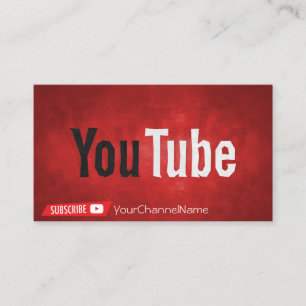 Visita Tarjeta publicitaria de canal