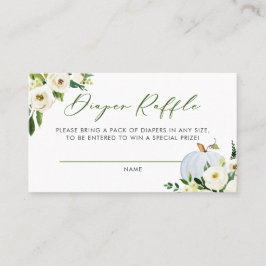 Visita Tarjeta Raffle de pañales de juego de Baby Shower