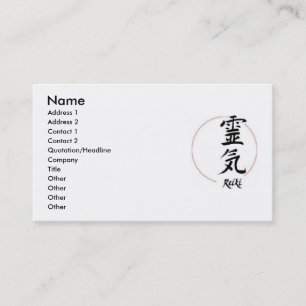 Visita Tarjeta rechoncha de Reiki