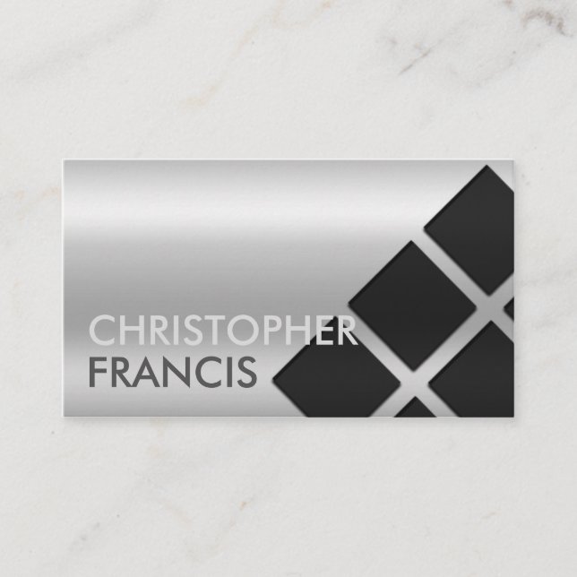 Visita Tarjeta reflexiva de plata de la pendiente con los (Anverso)