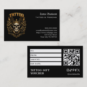 Visita Tarjeta regalo de tatuaje