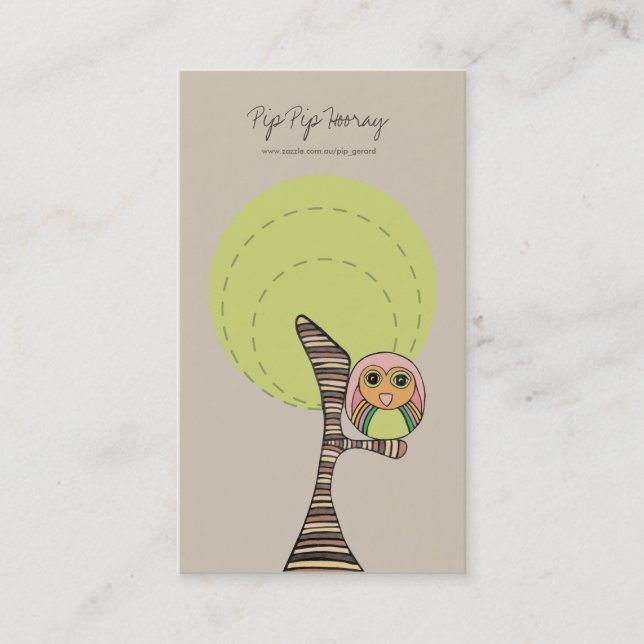 Visita Tarjeta retra del perfil del negocio de la tienda (Anverso)