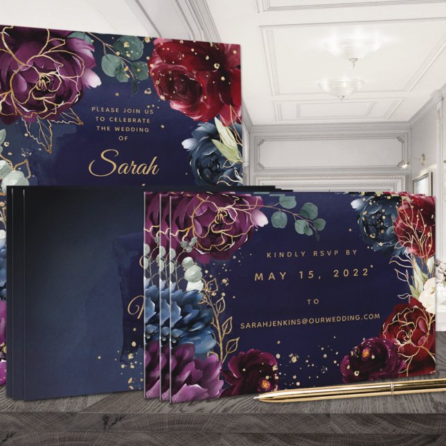 Visita Tarjeta RSVP en línea de Boda de la Marina de Borg (Subido por el creador)