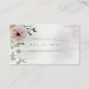 Visita Tarjeta RSVP Online De Aura De La Naturaleza Boda