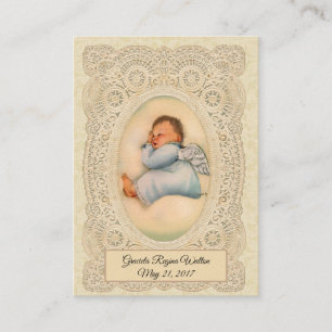 Visita Tarjeta Sagrada de Recuerdo del Bautizo del Niño