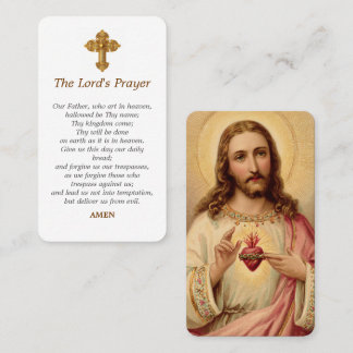 Visita Tarjeta Sagrado Corazón de Jesús de Oración Diaria