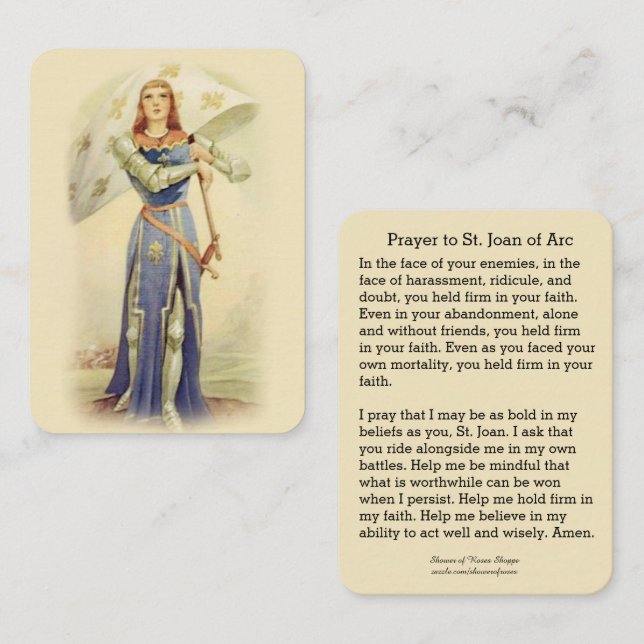 Visita Tarjeta santa católica del soldado de la bandera (Anverso / Reverso)