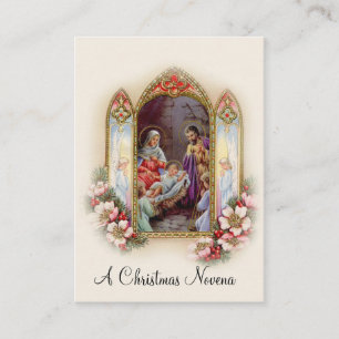 Visita Tarjeta santa de Jesús Maria de la novena de la