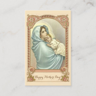 Visita Tarjeta santa de madre de la conmemoración