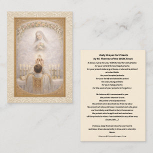 Visita Tarjeta Santa de Oración Diaria para Sacerdotes po