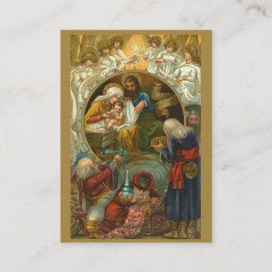 Visita Tarjeta santa de saludo de la epifanía de la