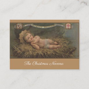 Visita Tarjeta santa del rezo de la novena del navidad