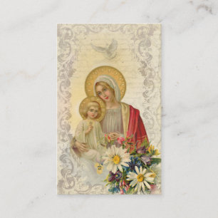 Visita Tarjeta santa del rezo de Maria Jesús Memorare de