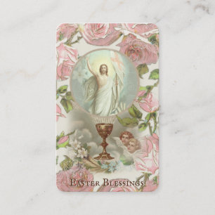 Visita Tarjeta Santa Pascual Religiosa de Pascua
