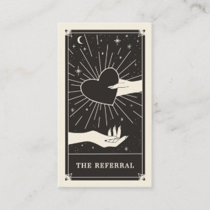 Visita Tarjeta tarot de referencia del Boho Celestial