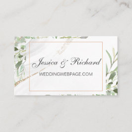 Visita Tarjeta web de Boda de acuarela