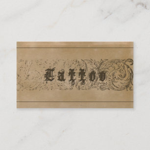 Visita TATTOO - Tarjeta de presentación