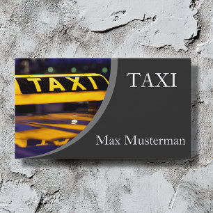 Visita TAXI tarjeta de presentación