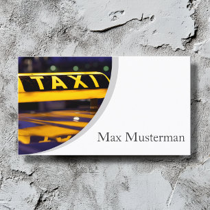 Visita TAXI tarjeta de presentación