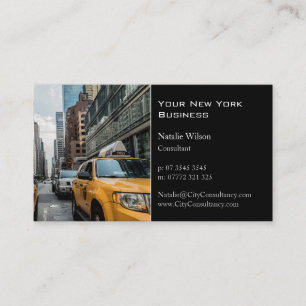 Visita Taxi/taxi amarillos, foto de Nueva York - tarjeta