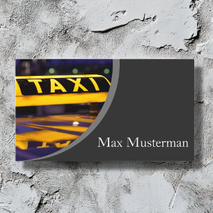 Visita Taxista tarjeta de presentación