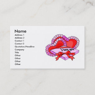 Visita Te quiero tarjeta de presentación