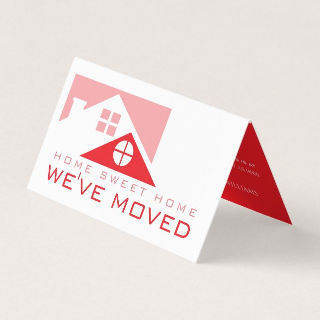 Visita Techo rojo, cambio de tarjeta de dirección (Anverso)