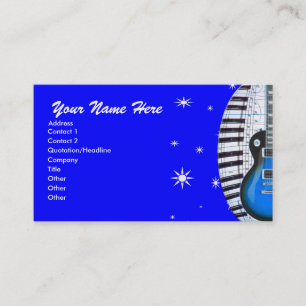 Visita Teclado de piano de la guitarra y tarjeta de