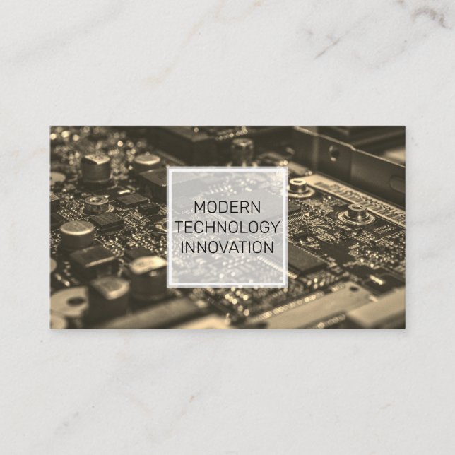 Visita Tecnología moderna | Tarjeta de circuitos | Ingeni (Anverso)