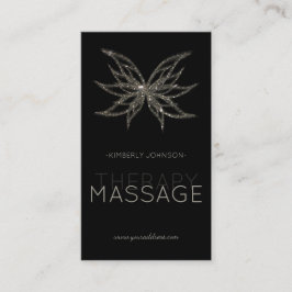 Visita Terapia de Masaje Tarjeta de Flor Sombrosa