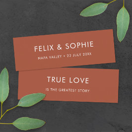 Visita Terracota | Minitarjeta de marcadores del Favor de