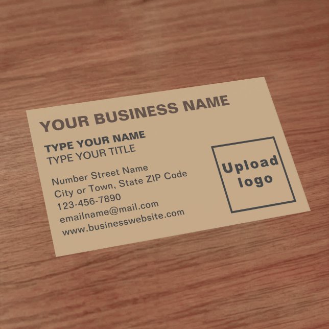 Visita Textos alineados a la izquierda Tarjeta de present (Front of the business card)