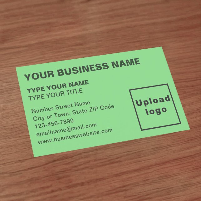 Visita Textos alineados a la izquierda Tarjeta de present (Front of the business card)