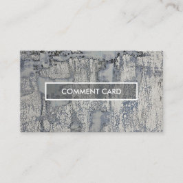 Visita textura curruscante de la tarjeta del comentario