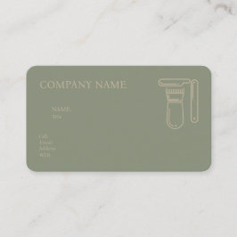 VISITA TIENDA DE BARBER DE TARJETA DE NEGOCIO DE PLANTILL