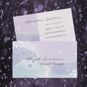 Visita Tranquilizador Boho Boho Meditativo Tarjeta de Neg