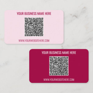 Visita Tu Código QR y Tarjeta de Presentación con Texto P