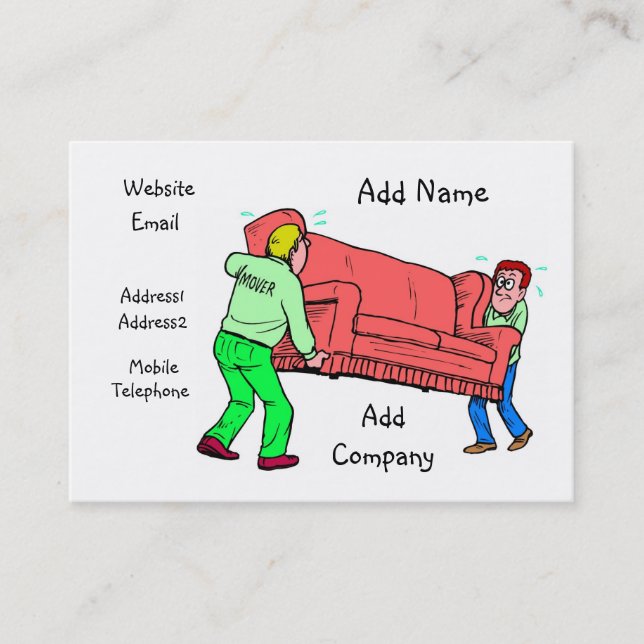 Visita Una tarjeta de negocio/perfil personalizable para  (Anverso)