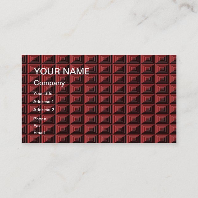 Visita Una tarjeta de presentación abstracta para usted a (Anverso)