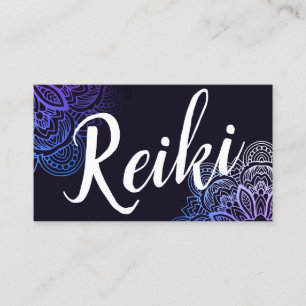 Visita Usui Reiki Practicante/Instructor Tarjeta de Negoc