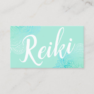 Visita Usui Reiki Practicante/Instructor Tarjeta de Negoc