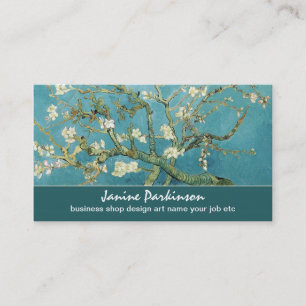 Visita Van Gogh sakura florista árbol tarjeta de negocios