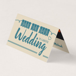 Visita Vintage Blue Bunting, Foto Guardar la tarjeta de f