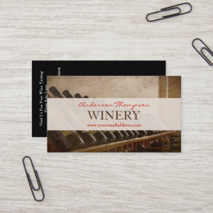 Visita Wine Bar Winery - Tarjeta de presentación