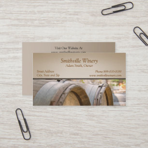Visita Wine Barrels Winery - Tarjeta de presentación