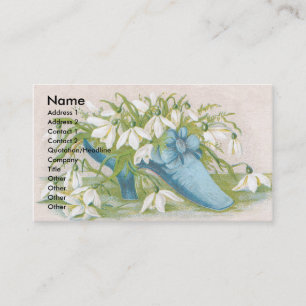 Visita Zapato de la tarjeta del comercio del Victorian de