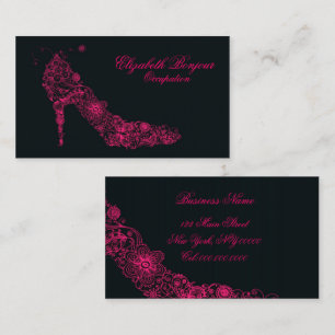 Visita Zapato elegante (más opciones) - tarjeta de visit
