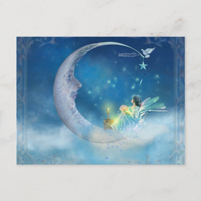 Visitando la postal lunar (Anverso)